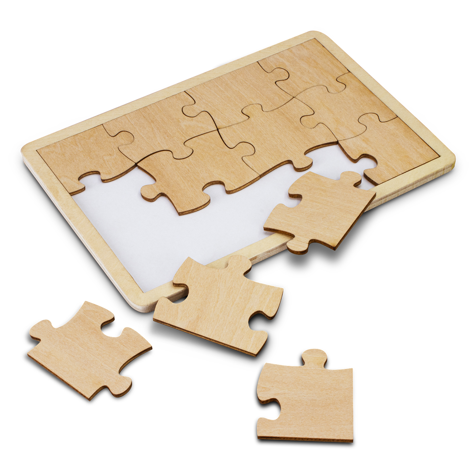 TRENDS | Wooden 12 Piece Puzzle