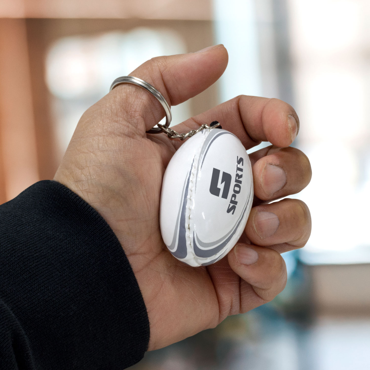 TRENDS Rugby Ball Key Ring