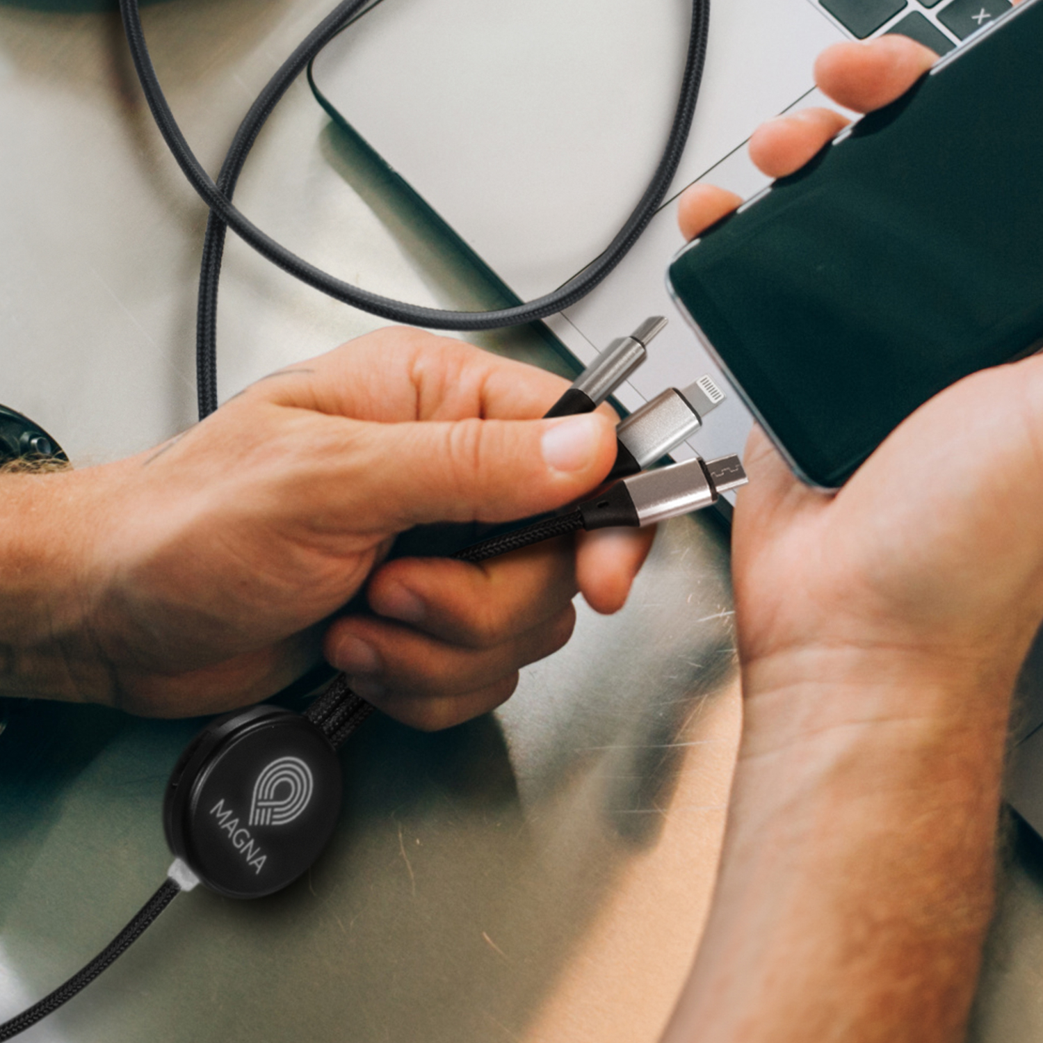 TRENDS Lumos Braided Charging Cable