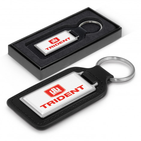Product preview for Baron Leather Key Ring - Rectangle