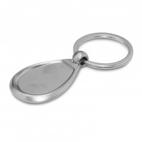 Drop Metal Key Ring 100324 | Silver