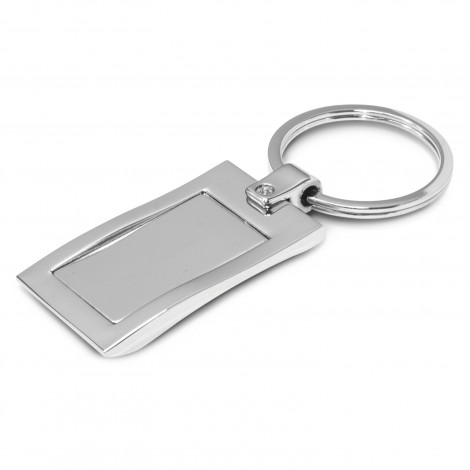 Wave Metal Key Ring 100889 | Silver