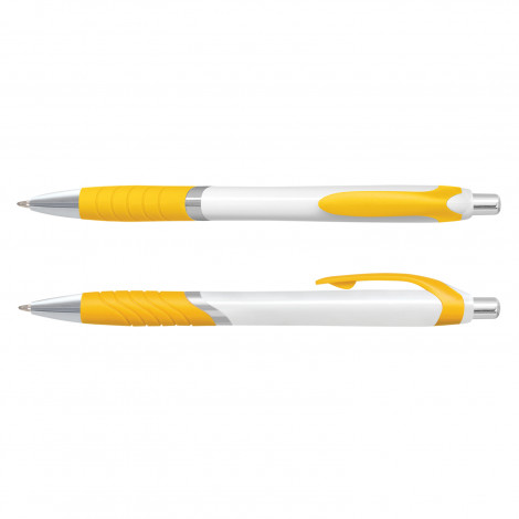 Jet Pen -  White Barrel 104262 | Yellow