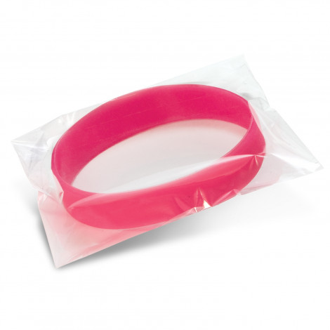 Silicone Wrist Band - Indent 104485 | Poly Bag