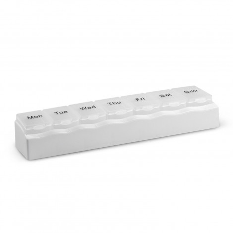 Medication Organiser 104630 | White/Frosted Clear