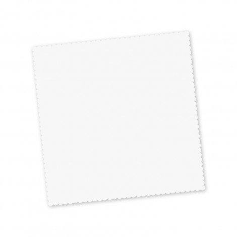 Microfibre Cloth Key Ring 107573 | White