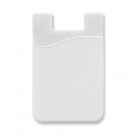 Silicone Phone Wallet 107627 | White