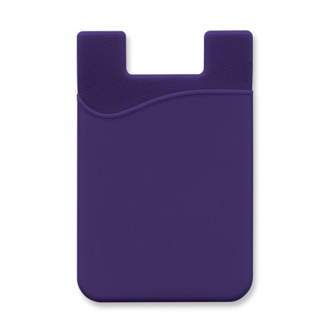 Silicone Phone Wallet 107627 | Purple