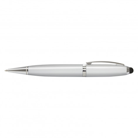 Exocet 4GB Flash Drive Ball Pen 107697 | White