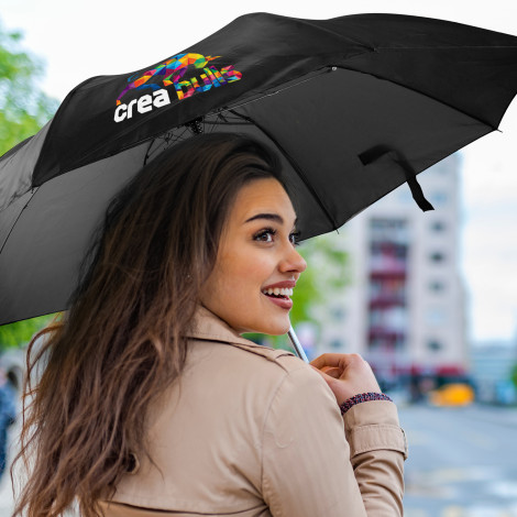 Black Avon Compact Umbrella In Bulk | Black