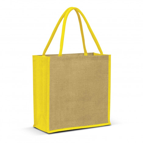 Monza Jute Tote Bag 108037 | Yellow