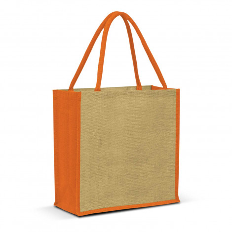 Monza Jute Tote Bag 108037 | Orange