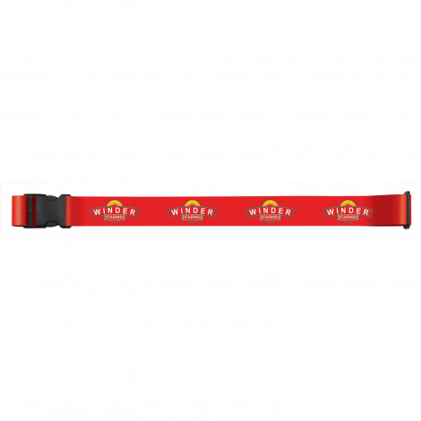 Full Colour Luggage Strap 108051 | Red