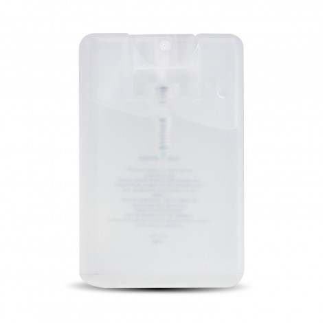 Hand Sanitiser Card 108813 | Frosted Clear