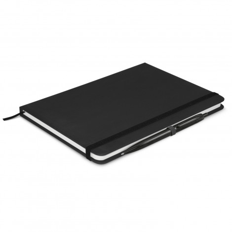 Omega Notebook With Pen 108827 | Black