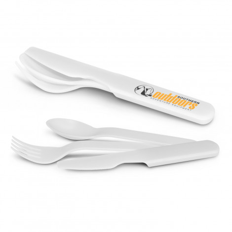 Buy Knife, Fork and Spoon Set  | White