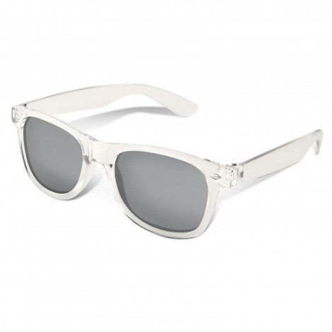 Malibu Premium Sunglasses - Mirror Lens 109783 | Clear/Silver