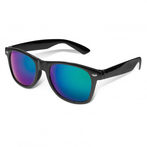Malibu Premium Sunglasses - Mirror Lens 109783 | White/Green