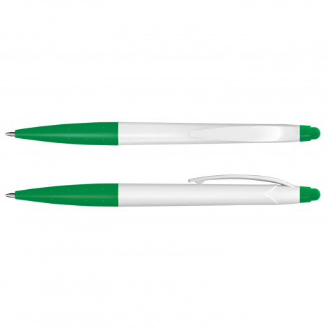 Spark Stylus Pen - White Barrel 110097 | Green