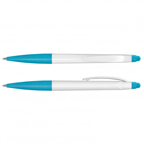 Spark Stylus Pen - White Barrel 110097 | Light Blue