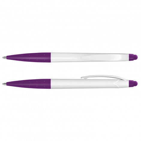 Spark Stylus Pen - White Barrel 110097 | Purple