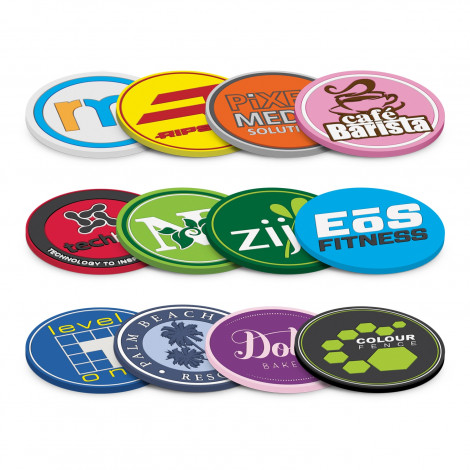 PVC Coaster In Stock | Can be produced in almost any colour.