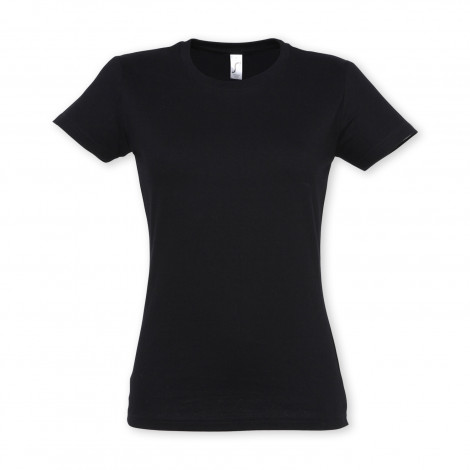 SOLS Imperial Womens T-Shirt 110658 | Deep Black