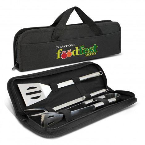 Asada Branded BBQ Set  | Case: Black