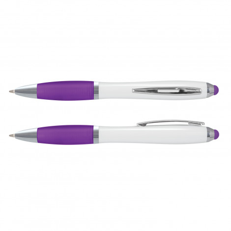 Vistro Stylus Pen  - White Barrel 110808 | Purple