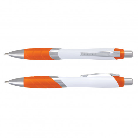 Borg Pen - White Barrel 110811 | Orange