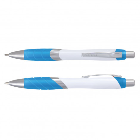 Borg Pen - White Barrel 110811 | Light Blue