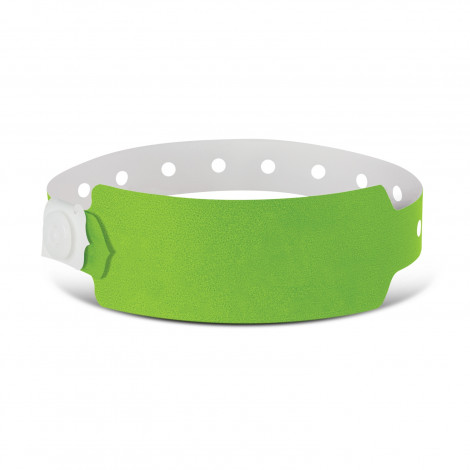 Plastic Event Wrist Band 110889 | Neon Lime