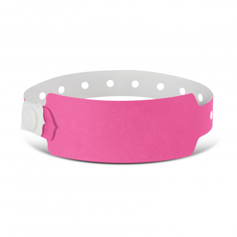 Plastic Event Wrist Band 110889 | Neon Pink