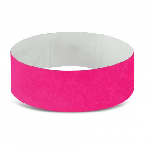 Tyvek Event Wrist Band 110890 | Neon Pink