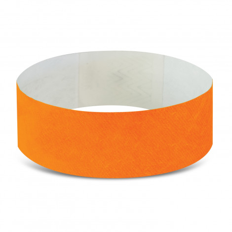 Tyvek Event Wrist Band 110890 | Neon Orange