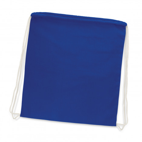 Cotton Drawstring Backpack 111804 | Royal Blue