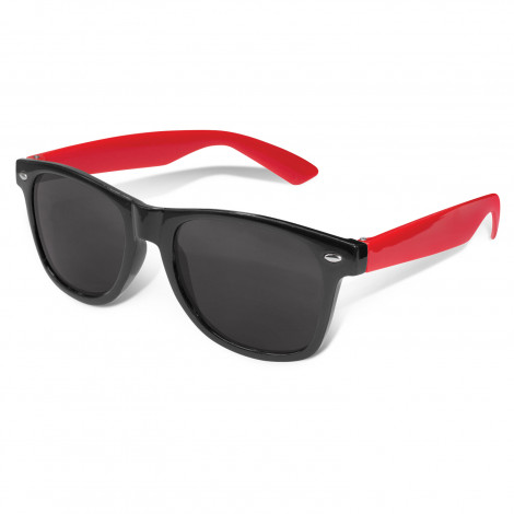 Malibu Premium Sunglasses - Black Frame 112025 | Red