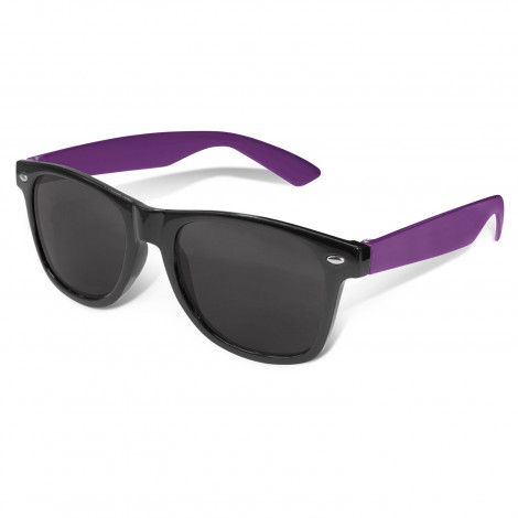 Malibu Premium Sunglasses - Black Frame 112025 | Purple
