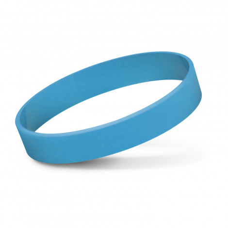 Silicone Wrist Band - Debossed 112805 | Light Blue