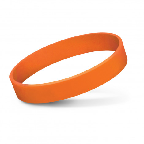 Silicone Wrist Band - Debossed 112805 | Orange