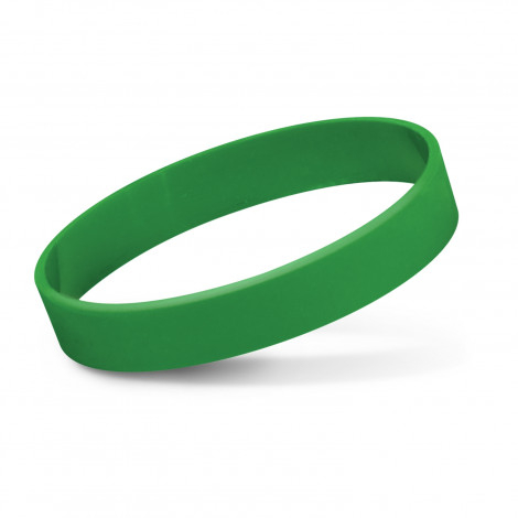 Silicone Wrist Band - Debossed 112805 | Dark Green