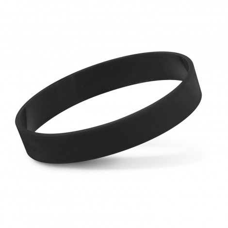 Silicone Wrist Band - Embossed 112806 | Black