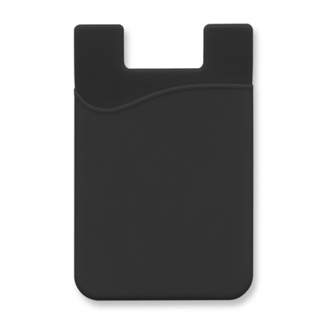 Silicone Phone Wallet - Full Colour 112924 | Black