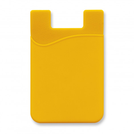 Silicone Phone Wallet - Full Colour 112924 | Yellow
