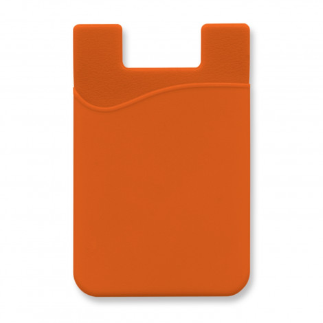 Silicone Phone Wallet - Full Colour 112924 | Orange