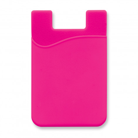 Silicone Phone Wallet - Full Colour 112924 | Pink