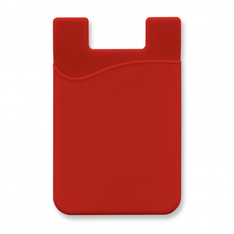 Silicone Phone Wallet - Full Colour 112924 | Red
