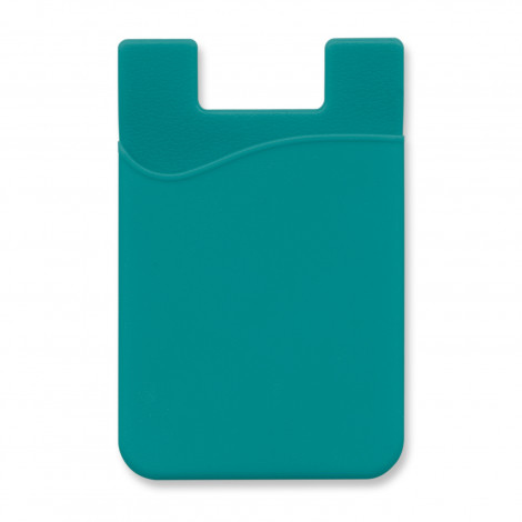 Silicone Phone Wallet - Full Colour 112924 | Teal