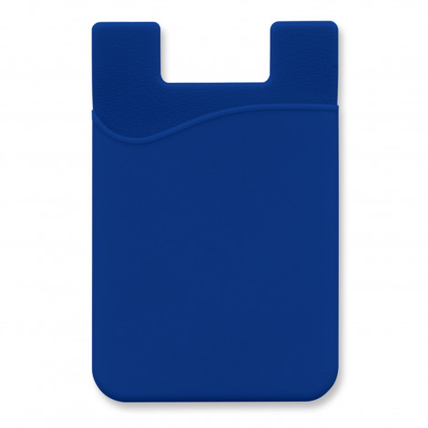 Silicone Phone Wallet - Indent 112928 | Dark Blue