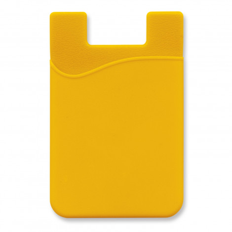 Silicone Phone Wallet - Indent 112928 | Yellow